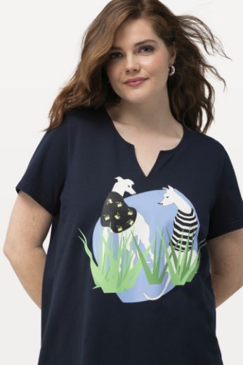 Plus size veliki brojevi Majica kratkih rukava A kroja motiv psa za punije