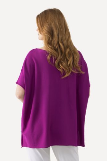Plus size veliki brojevi Pulover sa spuštenim rukavima za punije