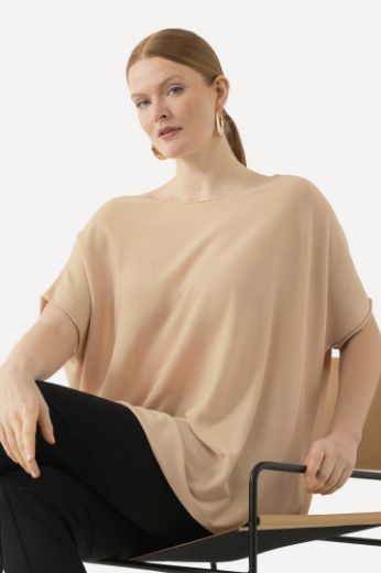 Plus size veliki brojevi Pulover sa spuštenim rukavima za punije