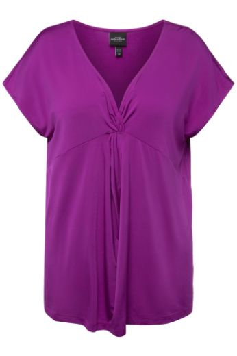 Plus size veliki brojevi Majica Slinky spuštenih rukava za punije