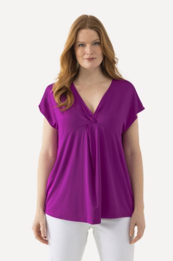 Plus size veliki brojevi Majica Slinky spuštenih rukava za punije
