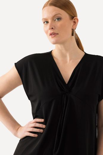 Plus size veliki brojevi Majica Slinky spuštenih rukava za punije