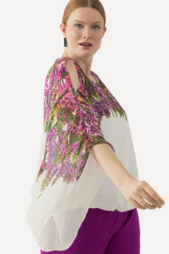 Plus size veliki brojevi Bluza cvjetnog printa za punije