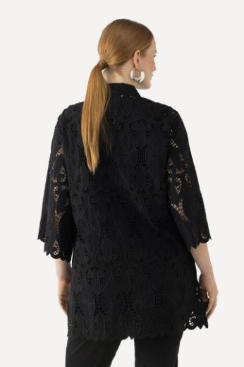 Plus size veliki brojevi Košulja 3/4 rukavi od čipke za punije