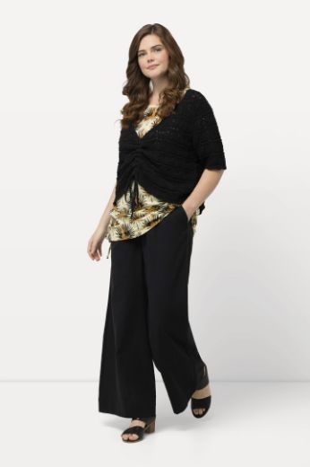 Plus size veliki brojevi Hlače lagane širokih nogavica za punije