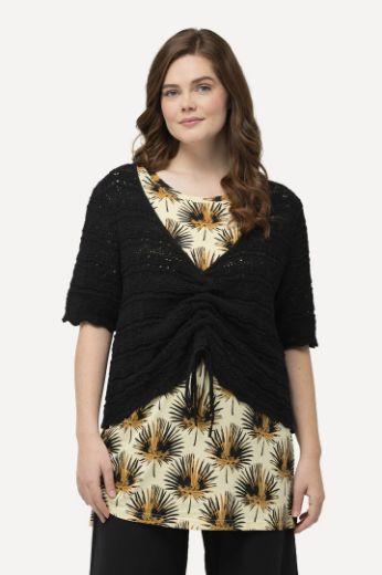 Plus size veliki brojevi Bolero pleteni kratkih rukava za punije