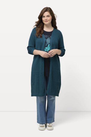 Plus size veliki brojevi Kardigan dužeg kroja za punije