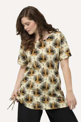 Plus size veliki brojevi Majica kratkih rukava okruglog ovratnika za punije