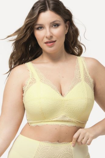 Plus size veliki brojevi Grudnjak bez žice od čipke za punije