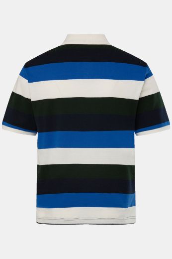 Plus size veliki brojevi Majica polo kratkih rukava na pruge za punije