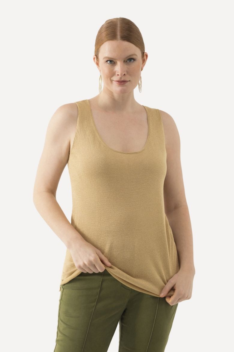 Plus size veliki brojevi Top svjetlucavog efekta za punije