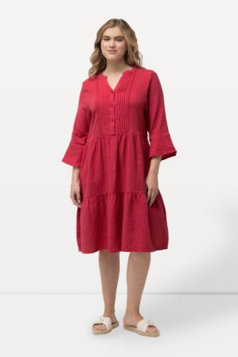 Plus size veliki brojevi Haljina s 3/4 rukavima za punije