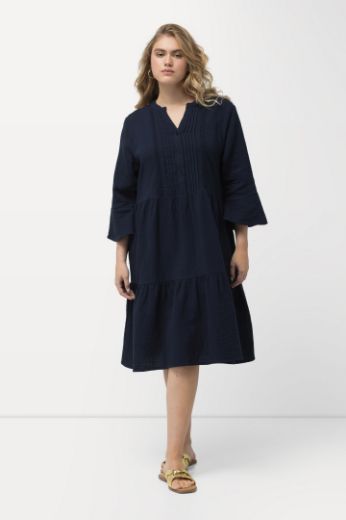 Plus size veliki brojevi Haljina s 3/4 rukavima za punije