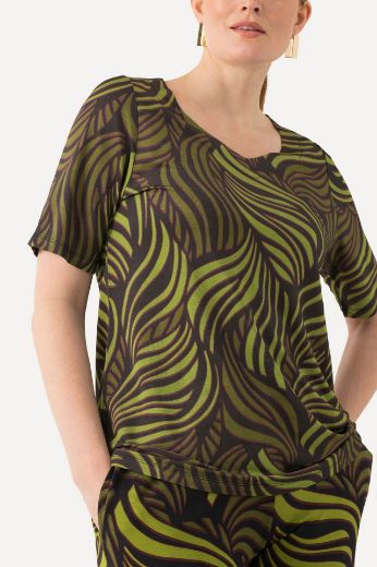 Plus size veliki brojevi Majica kratkih rukava Slinky za punije