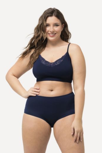 Plus size veliki brojevi Gaćice 3 komada s dodatkom čipke za punije