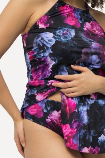Plus size veliki brojevi Kupaći kostim Tankini s volanom za punije