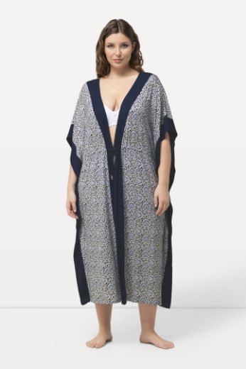 Plus size veliki brojevi Ogrtač s printom za punije