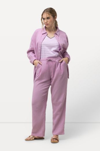 Plus size veliki brojevi Hlače lagane ravnog kroja nogavica za punije