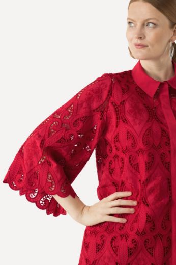 Plus size veliki brojevi Top od čipke za punije