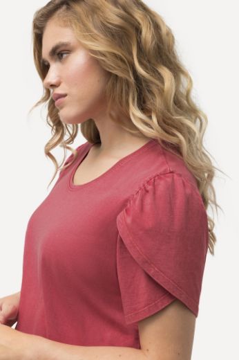 Plus size veliki brojevi Majica A kroja s nabranim rukavima za punije