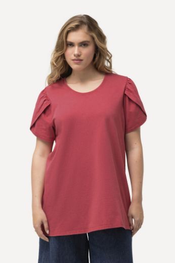 Plus size veliki brojevi Majica A kroja s nabranim rukavima za punije