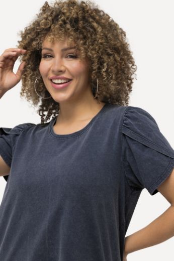 Plus size veliki brojevi Majica A kroja s nabranim rukavima za punije