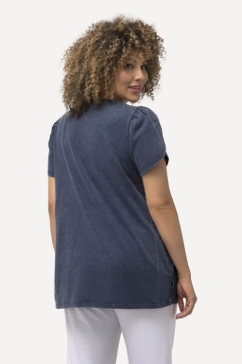 Plus size veliki brojevi Majica A kroja s nabranim rukavima za punije