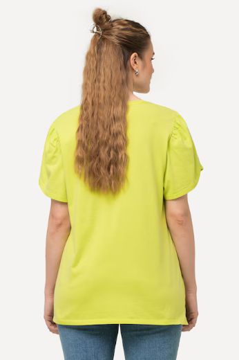 Plus size veliki brojevi Majica A kroja s nabranim rukavima za punije