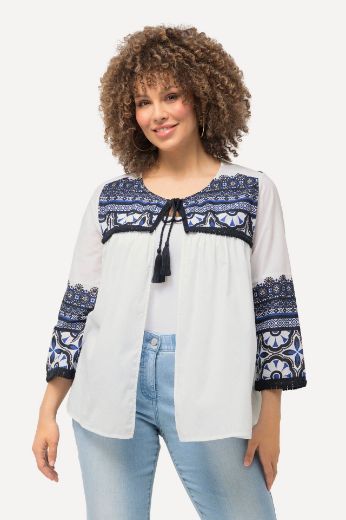 Plus size veliki brojevi Jakna lagana s 3/4 rukavima za punije