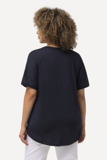 Plus size veliki brojevi Majica kratkih rukava s motivom plaže za punije