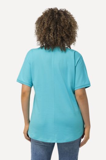 Plus size veliki brojevi Majica kratkih rukava s motivom plaže za punije
