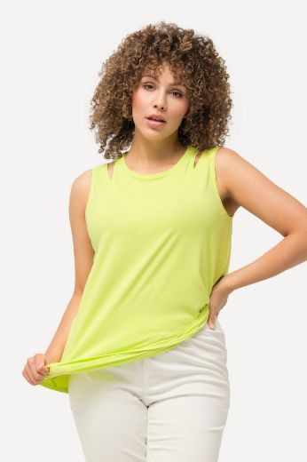 Plus size veliki brojevi Top s otvorima na ramenima za punije