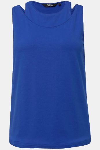Plus size veliki brojevi Top s otvorima na ramenima za punije