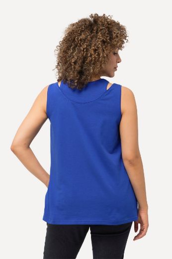 Plus size veliki brojevi Top s otvorima na ramenima za punije