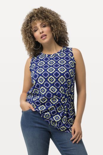 Plus size veliki brojevi Top s printom za punije