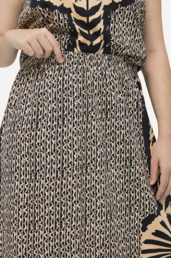 Plus size veliki brojevi Suknja s printom za punije