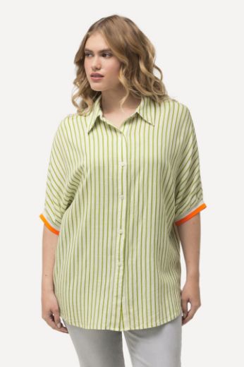 Plus size veliki brojevi Košulja kratkih rukava na pruge za punije