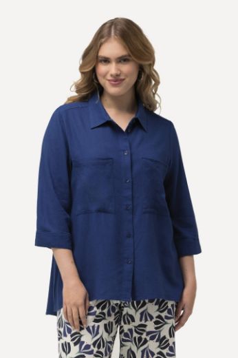 Plus size veliki brojevi Košulja s 3/4 rukavima za punije