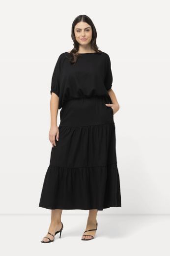 Plus size veliki brojevi Suknja maxi s volanima za punije