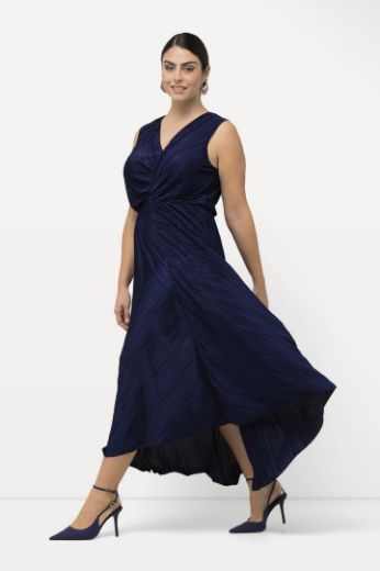 Plus size veliki brojevi Haljina maxi bez rukava V ovratnika za punije