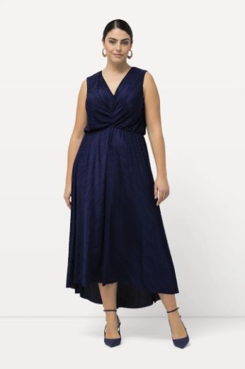 Plus size veliki brojevi Haljina maxi bez rukava V ovratnika za punije