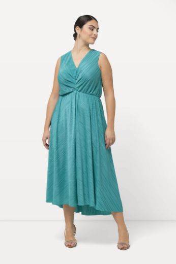 Plus size veliki brojevi Haljina maxi bez rukava V ovratnika za punije