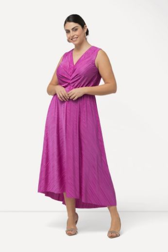 Plus size veliki brojevi Haljina maxi bez rukava V ovratnika za punije