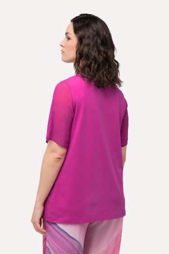 Plus size veliki brojevi Majica kratkih rukava V izreza za punije