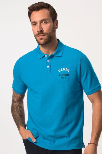 Plus size veliki brojevi Majica Polo kratkih rukava s izvezenim natpisom za punije