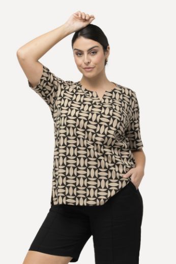 Plus size veliki brojevi Majica kratkih rukava s printom za punije