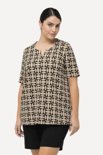 Plus size veliki brojevi Majica kratkih rukava s printom za punije