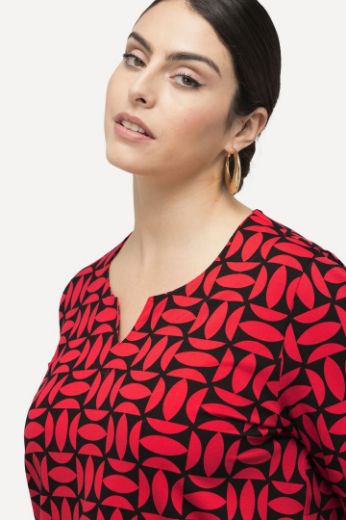 Plus size veliki brojevi Majica kratkih rukava s printom za punije