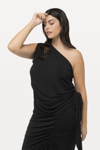 Plus size veliki brojevi Top asimetričan za punije