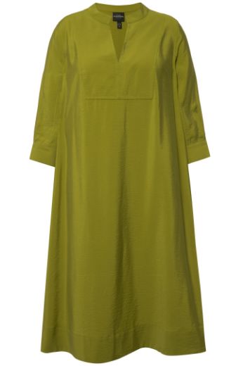 Plus size veliki brojevi Haljina midi 3/4 rukavi A kroja za punije